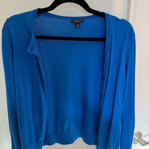 Blue Women's Cardigan Sweater